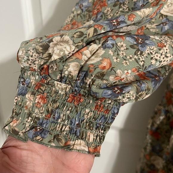 Smocked Floral Dress - Picture 5 of 8